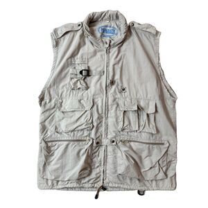 Paparazzi Wear Utility Vest Sz XXL Mens Full Zip Pockets Outdoor Safari Hunting